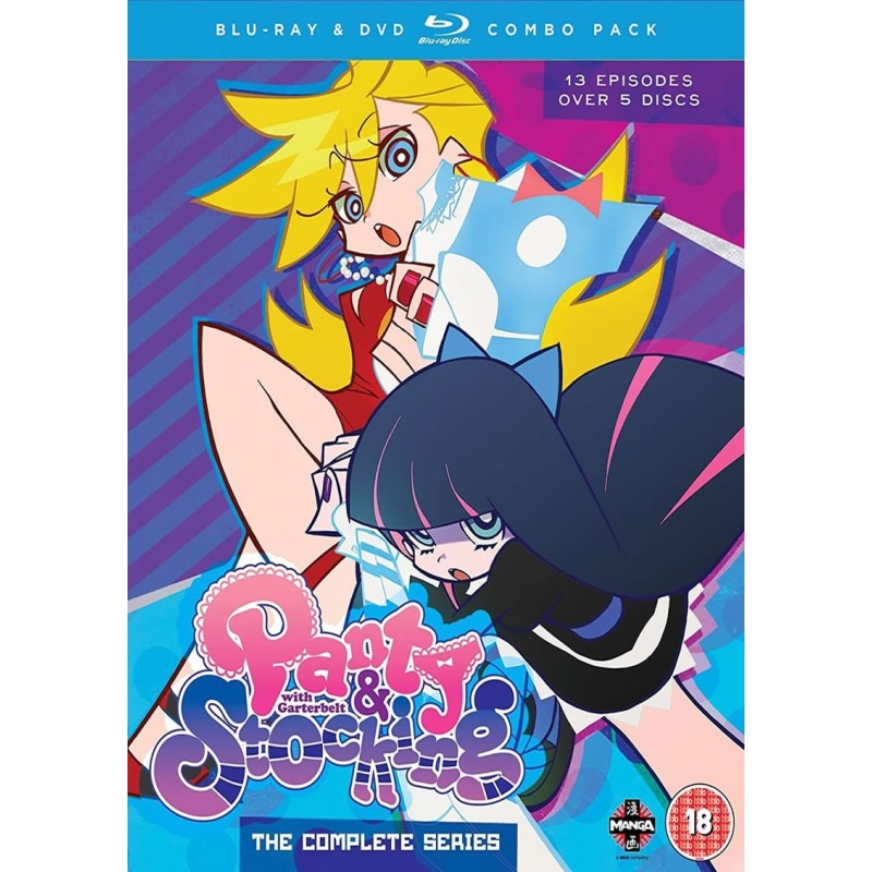 Panty & Stocking With Garter Belt Complete Series Combi Pack (18) BD/DVD
