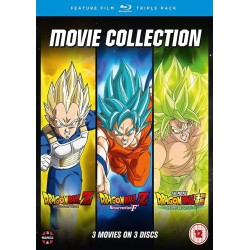 Dragon Ball Z Movie Trilogy: Battle of Gods, Resurrection of F & Broly (12) Blu-Ray