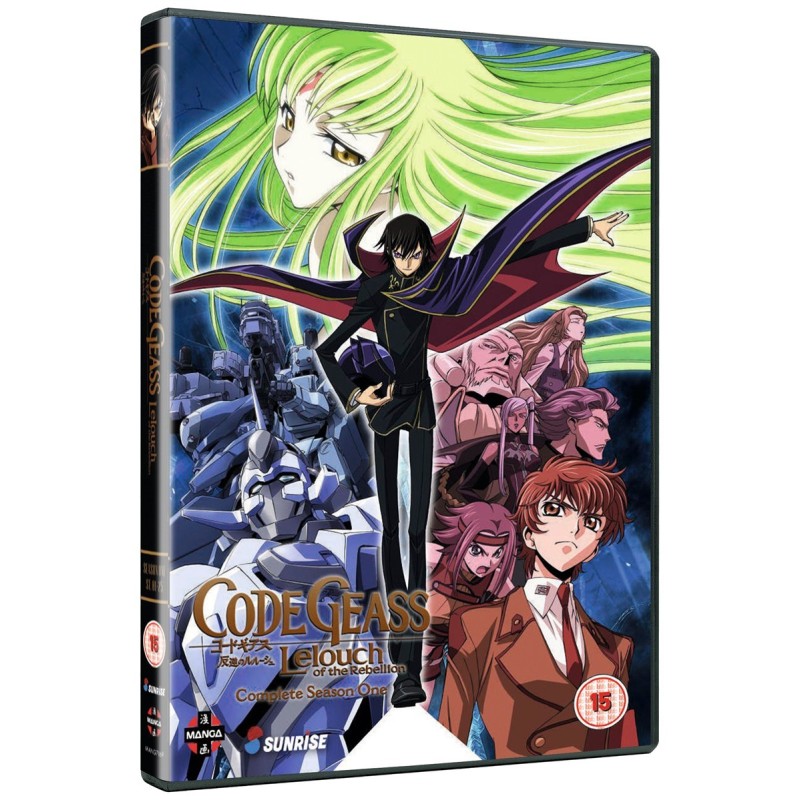 Code Geass: Lelouch of the Rebellion - Complete Season One (15) DVD