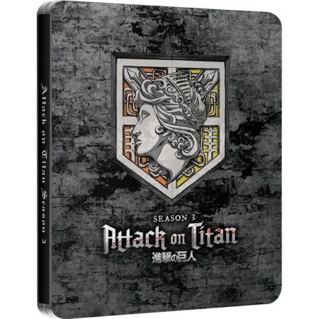 Attack on Titan - Season 3 Steelbook (15) Blu-Ray